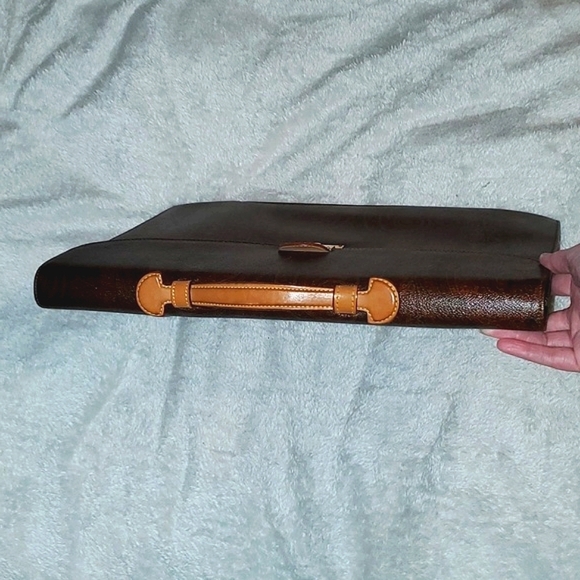 Etro Milano Paisley Bordeaux Briefcase with Lock and Key - Picture 6 of 14